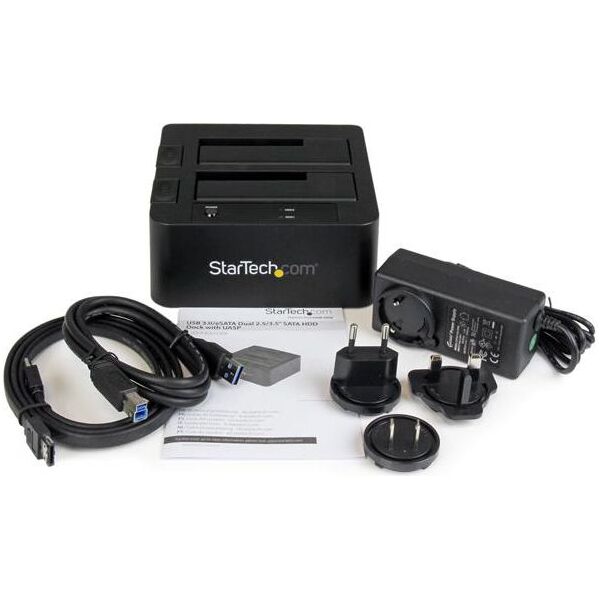 Stacja dokująca StarTech Baza dokująca na dwa dyski, 2,5"/3,5" (SDOCK2U33EB)