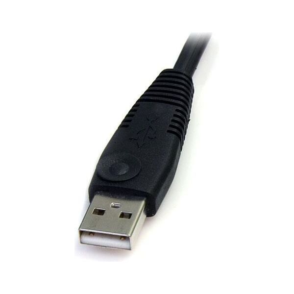 StarTech Kable KVM, 1.8m, Czarny (DP4N1USB6)