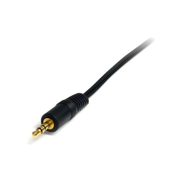 Kabel StarTech Jack 3.5mm - RCA (Cinch) x2 0.9m czarny (MU3MMRCA)
