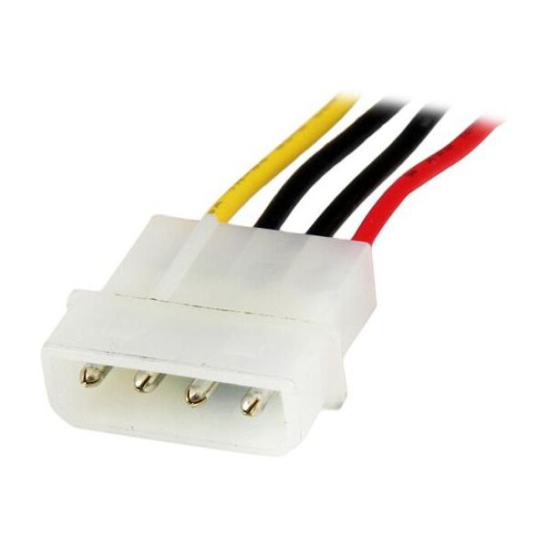 StarTech Molex - Molex, 0.3m, Wielokolorowy (LP4POWEXT12)
