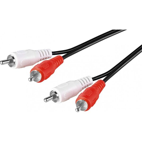 Kabel Goobay RCA (Cinch) x2 - RCA (Cinch) x2 1.5m czarny (50028)