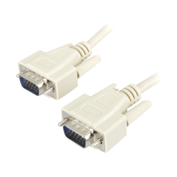 Kabel Goobay D-Sub (VGA) - D-Sub (VGA) 5m biały (68314)