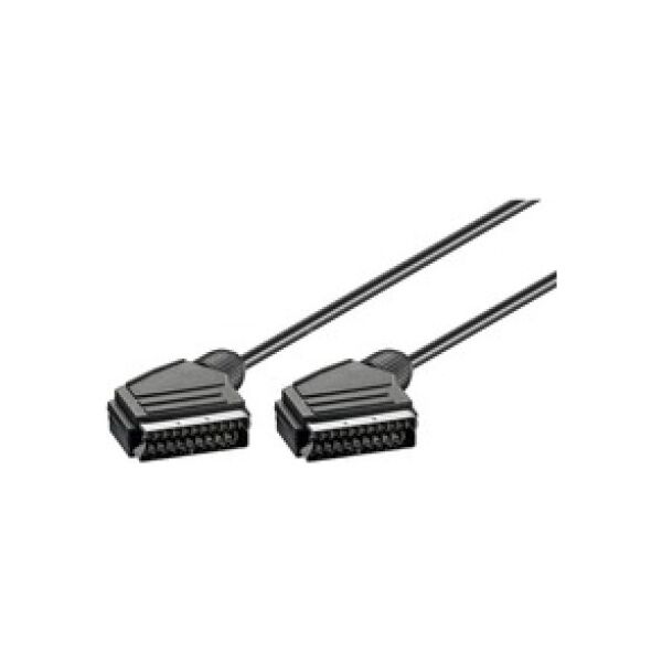 Kabel Goobay Scart - Scart 3m czarny (11870)