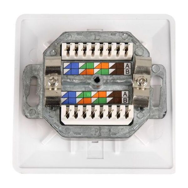 Goobay Gniazdo CAT5e 2xRJ45 (50943)