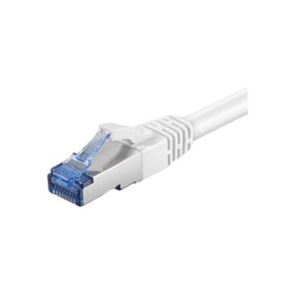 Goobay CAT 6a Patchcord S/FTP Biały 1M (93688)