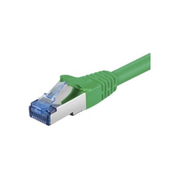 Goobay CAT 6a Patchcord S/FTP Zielony 0.5M (93660)