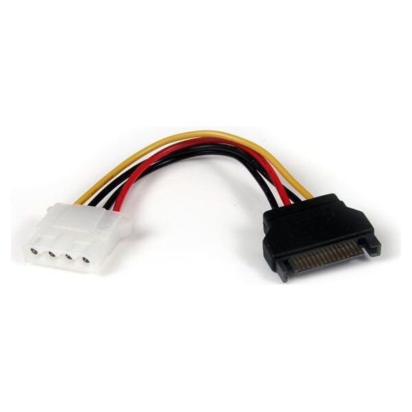 StarTech Molex - SATA, 0.15m, Wielokolorowy (LP4SATAFM6IN)