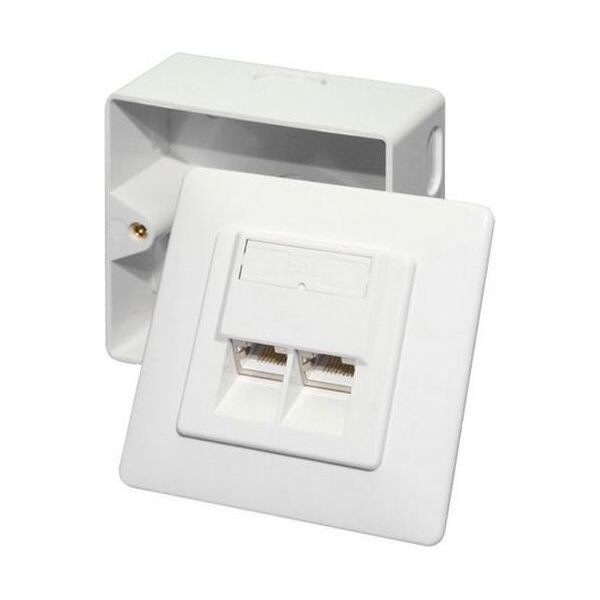 LogiLink Gniazdo CAT6 2x RJ45 (68244)