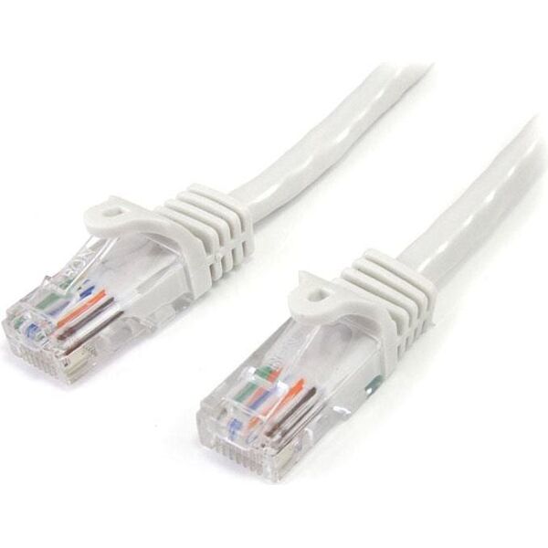 StarTech CAT 5E Biały Patchcord 2M (45PAT2MWH)