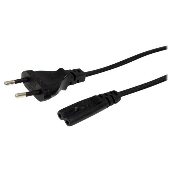 Kabel zasilający StarTech EU - C7, 1m, czarny (PXTNB2SEU1M)
