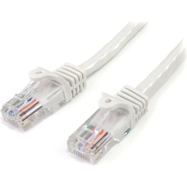 StarTech CAT 5E Biały Patchcord 3M (45PAT3MWH)