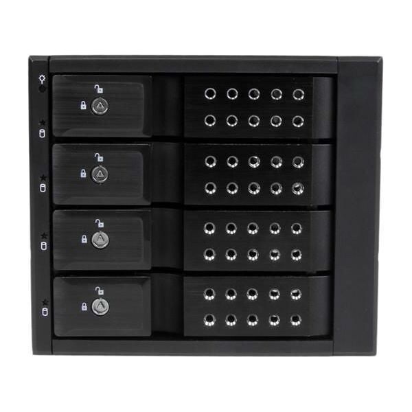 Kieszeń StarTech na 4 dyski twarde 3.5", SATA, SAS (HSB4SATSASBA)