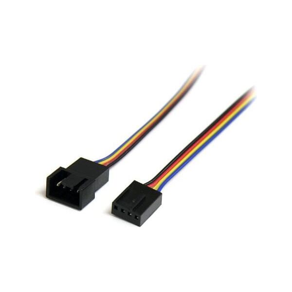 StarTech 4-pin - 4-pin, 0.3m, Wielokolorowy (FAN4EXT12)