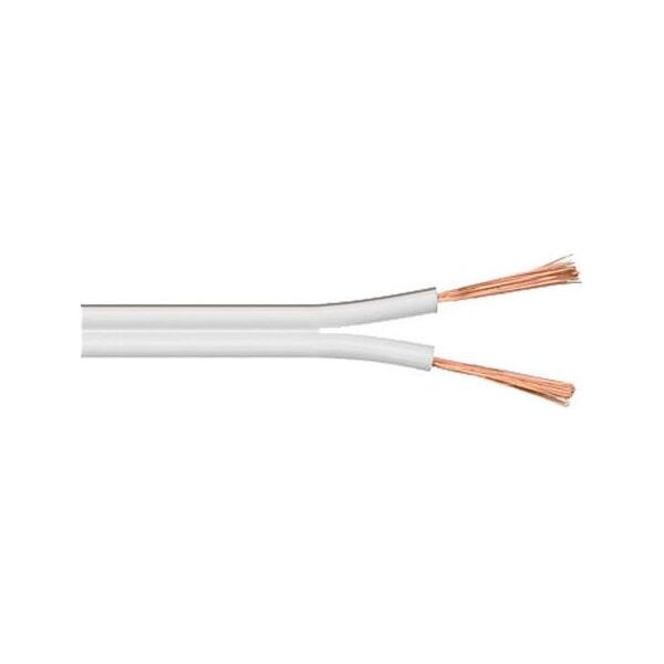 Przewód Goobay do głośników, 2x 1.5, mm, biały, 50m (15106)