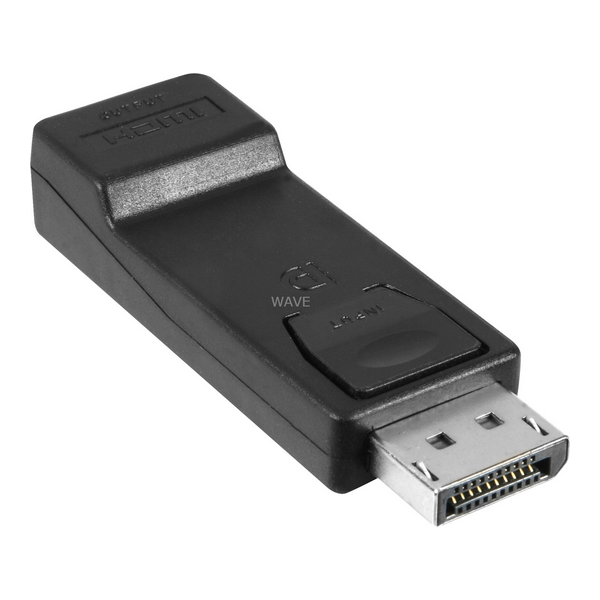 Adapter AV Goobay DisplayPort - HDMI czarny (51719)