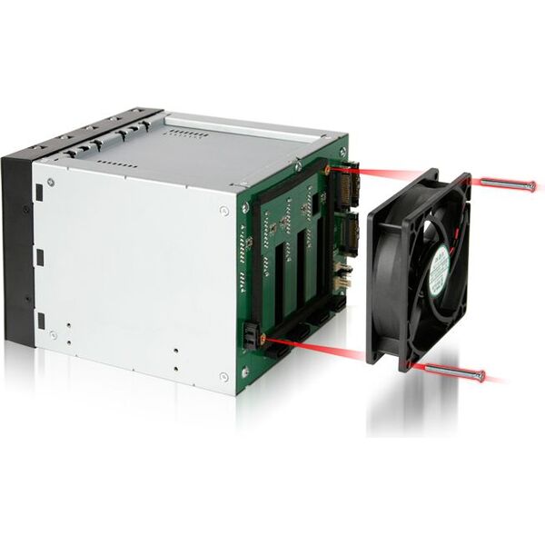 Kieszeń Icy Dock na dyski  5x 3,5" SATA, Raid Backplane (MB155SP-B)