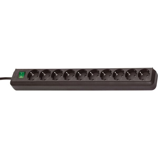 Listwa zasilająca Brennenstuhl Eco-Line 10 gniazd 3 m czarna (1159300010)