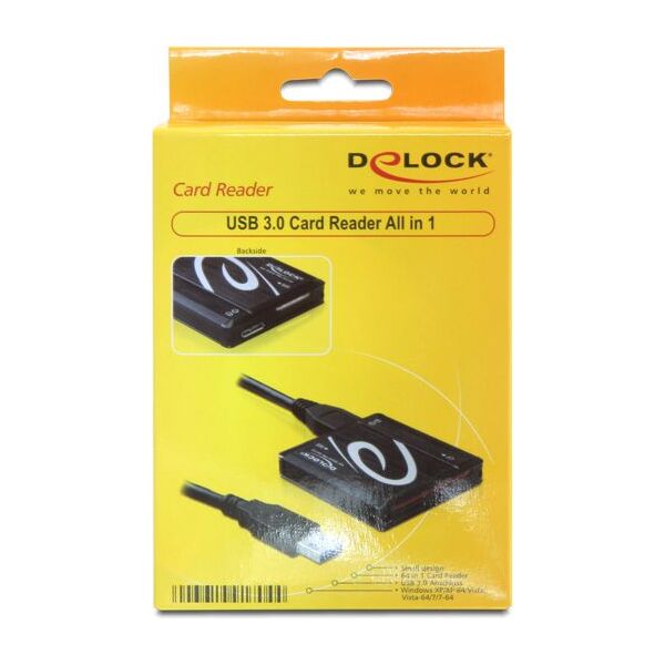 Czytnik Delock USB 3.0 (91704)