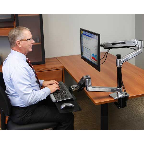 Ergotron Uchwyt biurkowy na monitor do 46" LX HD Sit-Stand (45-384-026)