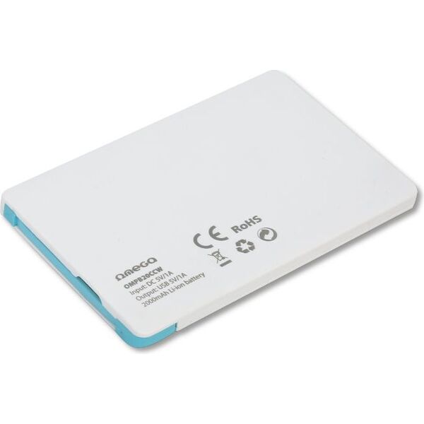 Powerbank Omega 2000mAh Biały