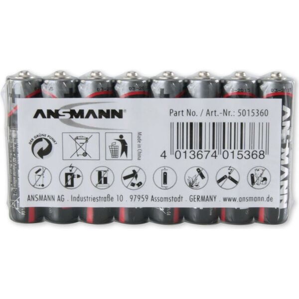 Ansmann Bateria Red AAA / R03 8 szt.