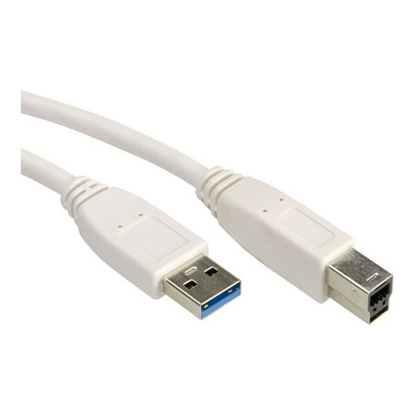 Kabel USB Value USB-A - 3 m Biały (11.99.8871)