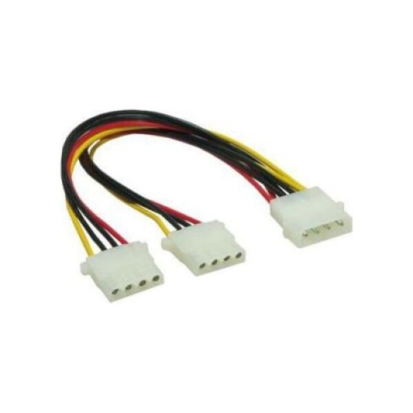 Goobay Molex - Molex x2, 0.2m, Wielokolorowy (50684)