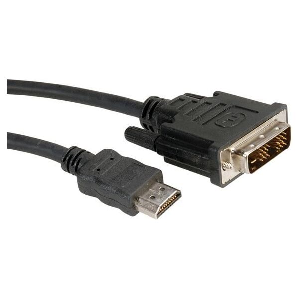 Kabel Roline HDMI - DVI-D 3m czarny (11.04.5532)