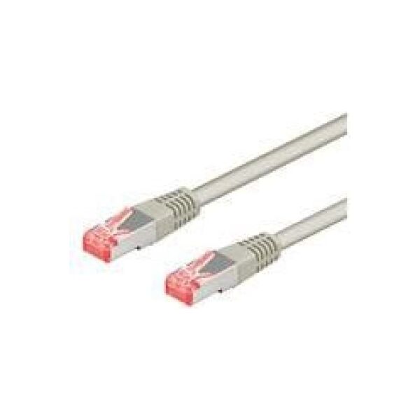 Goobay Patchkabel CAT6.a, S/FTP, Szary, 1m (93680)