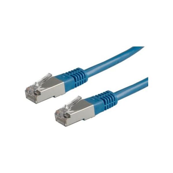 Roline PatchCord, S/FTP, Cat6, 0.5m, niebieski (21.15.1324)