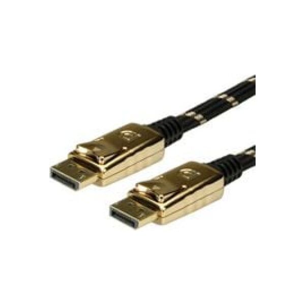 Kabel Roline DisplayPort - DisplayPort 3m złoty (11.04.5646)