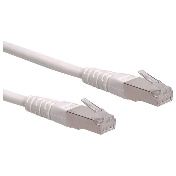Roline PatchCord, S/FTP, Cat.6, 1m, biały (21.15.1336)