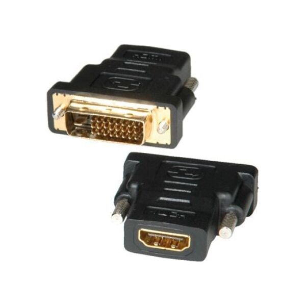 Adapter AV Roline HDMI - DVI-D czarny (12.03.3116)