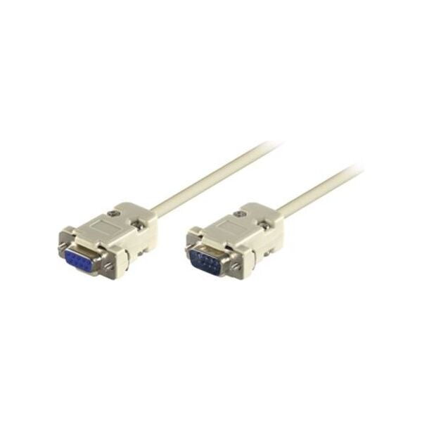 Goobay DB-9 - DB-9, 5m, Biały (50225)