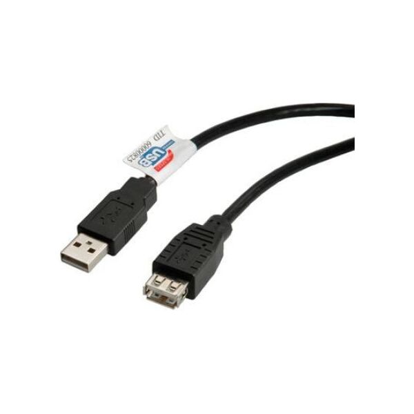 Kabel USB Roline USB-A - 3 m Czarny (11.02.8960)