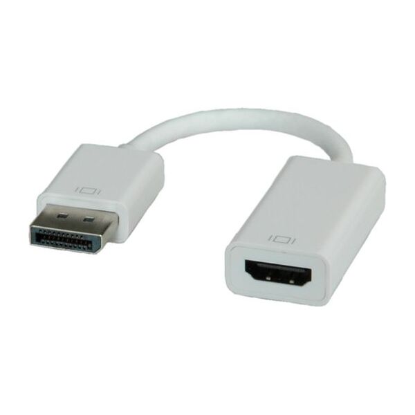 Kabel Roline DisplayPort - HDMI 0.15m biały (12.03.3134)