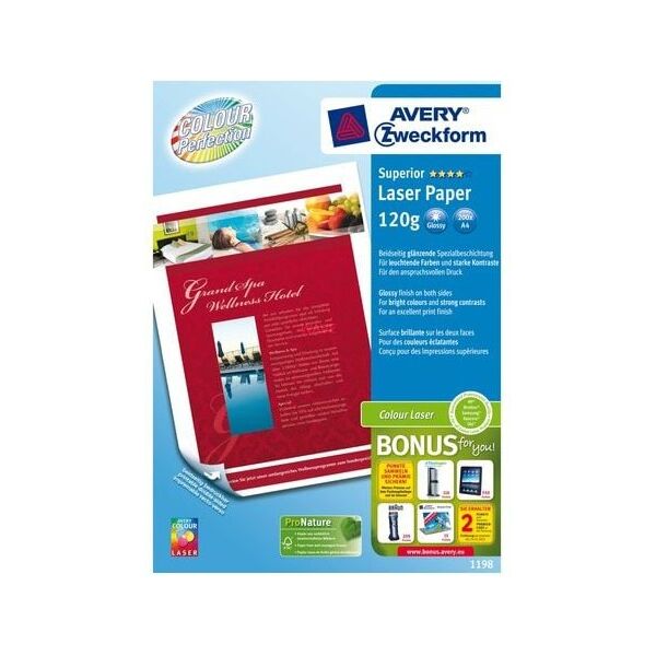 Avery Zweckform Papier fotograficzny do drukarki LU-101 A4 (1198)