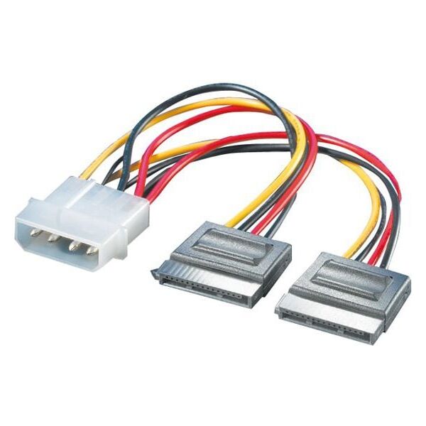 Roline adapter "Y", 5,25" - 2x SATA - (11.03.1050)