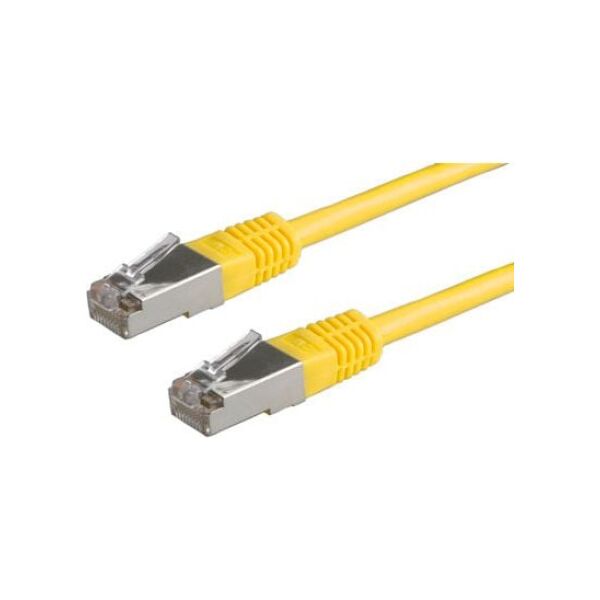 Roline PatchCord, S/FTP, (PiMF), Kat.6, 0.3m, Żółty (21.15.1312)