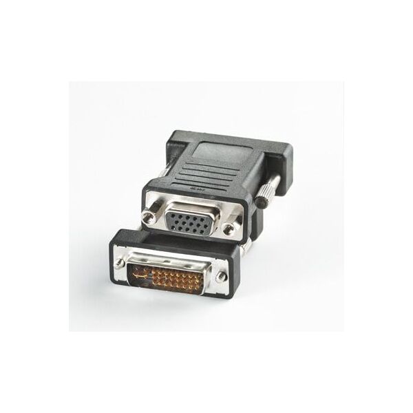 Adapter AV Roline DVI-I - D-Sub (VGA) czarny (12.03.3105)