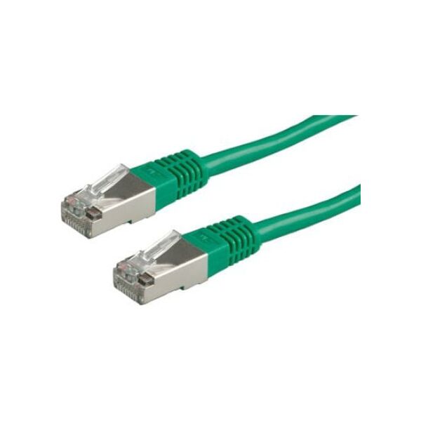 Roline PatchCord, S/FTP, (PiMF), Kat.6, 0.3m, Zielony (21.15.1313)