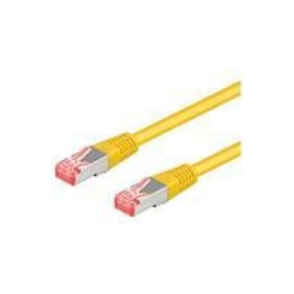 Goobay Patchkabel RJ45, S/FTP, Cat6a, Żółty, 10m (93700)