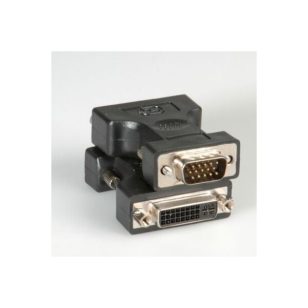 Adapter AV Roline DVI-I - D-Sub (VGA) czarny (12.03.3110)