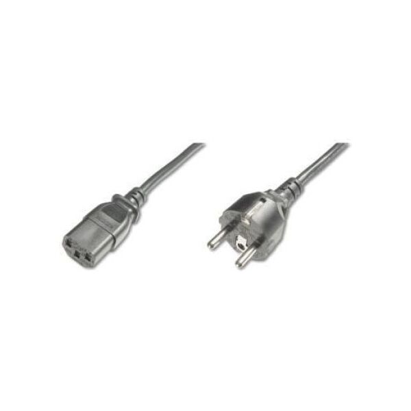 Kabel zasilający Digitus Schuko IEC C13 M/Ż Czarny 1.2m (AK-440110-012-S)