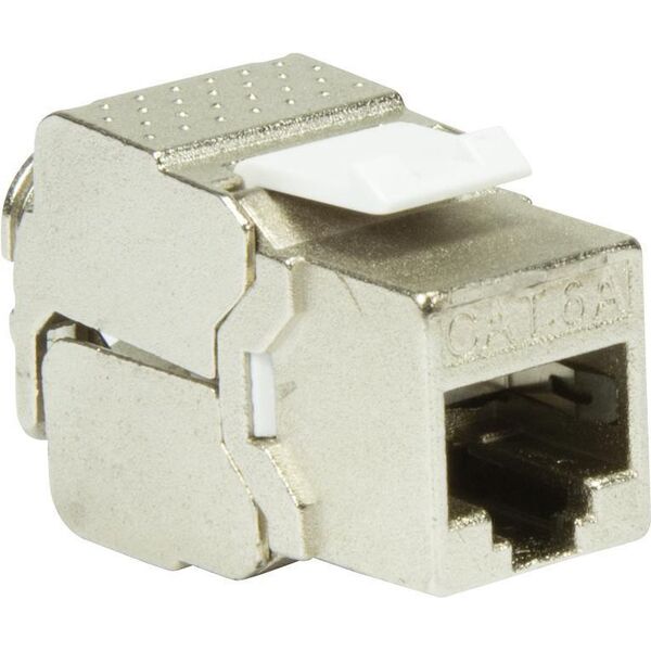 LogiLink Gniazdo RJ45 Cat.6A, 10G, pełen ekran, 180° beznarzędziowe, 24 sztuki (NK4001)