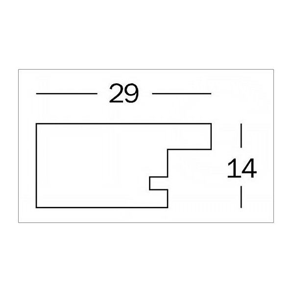Ramka Walther Home, 10x15, drewniana, czarna (HO015B)