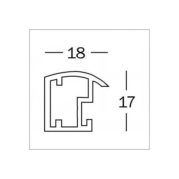Ramka Walther Trendstyle, 30x45, plastikowa, złota (KP045G)