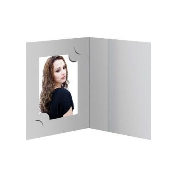 Daiber Etui paszportowe na 3 formaty zdjec, 1x100, szare (12101)