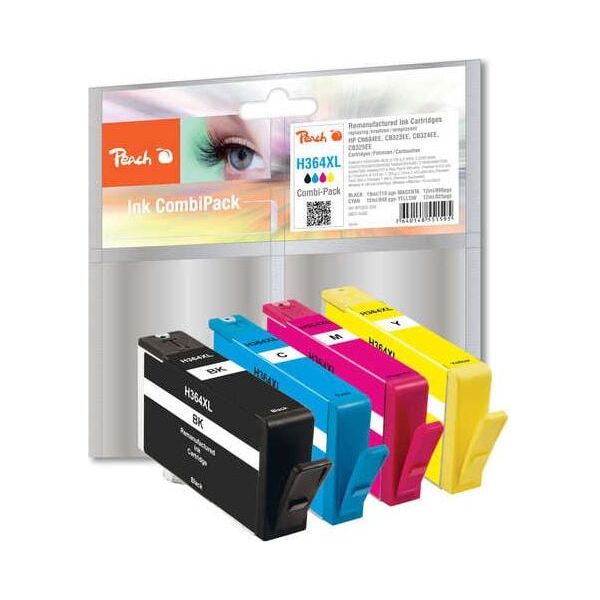 Tusz Peach tusz PI300-295 / CN684EE nr 364XL (cyan, magenta, yellow, black)