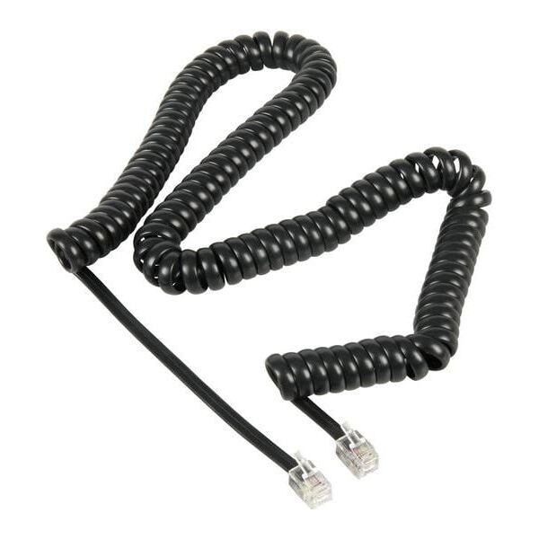 Goobay Kabel telefoniczny (Spiralny) RJ10, 4m (68002)